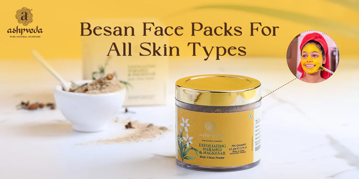Besan face store pack for fairness