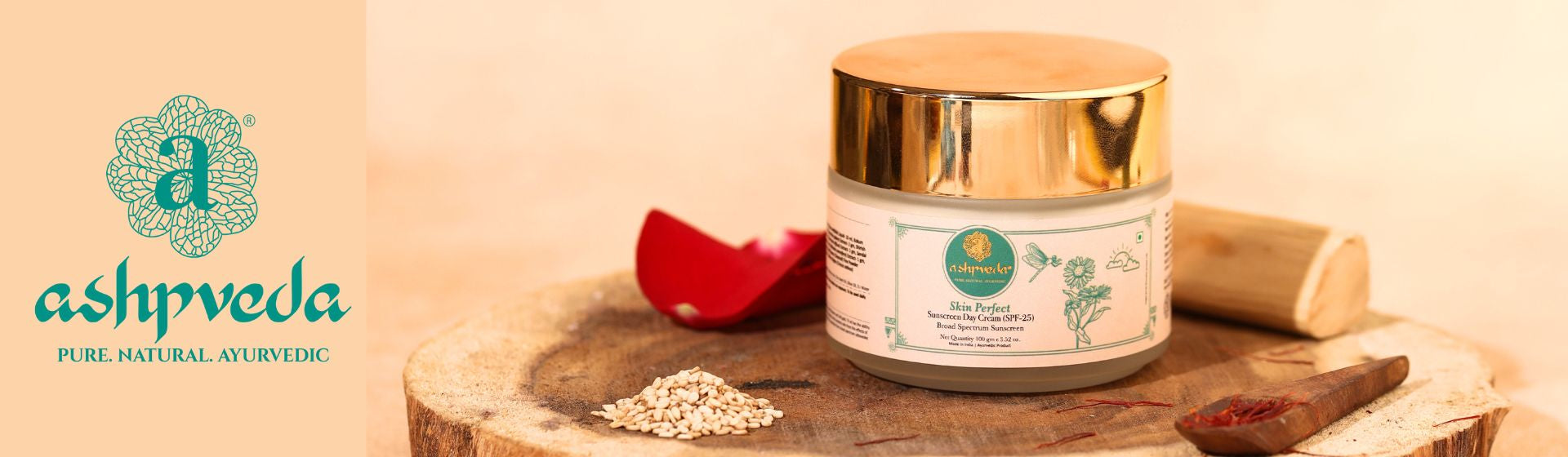 Buy Ayurvedic Sunscreens Online | SPF 25–50 Broad Spectrum Sun Protection | Ashpveda