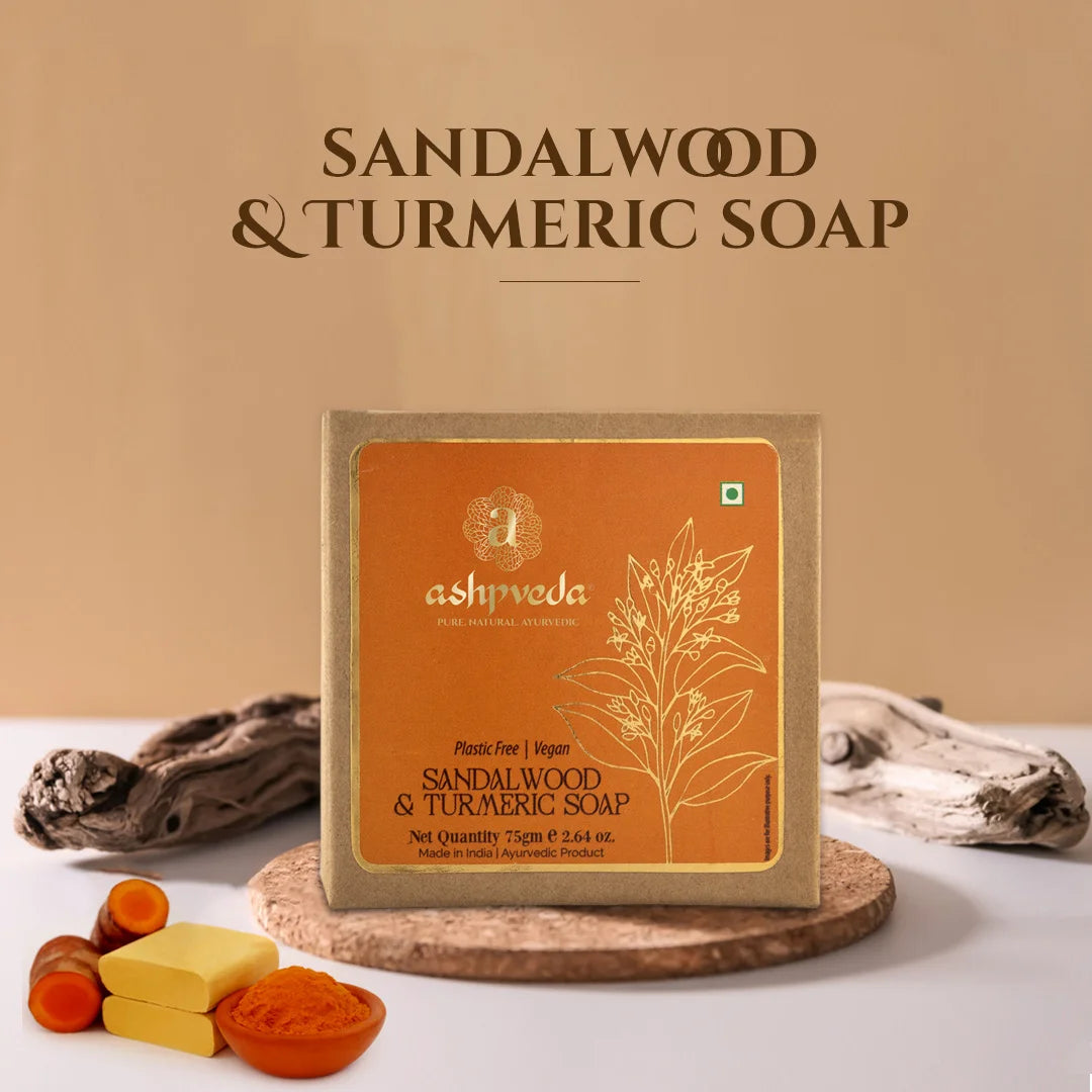 Sandalwood Turmeric Soap Natural Sandalwood Turmeric Soap Ayurvedic Sandalwood Turmeric Soap 