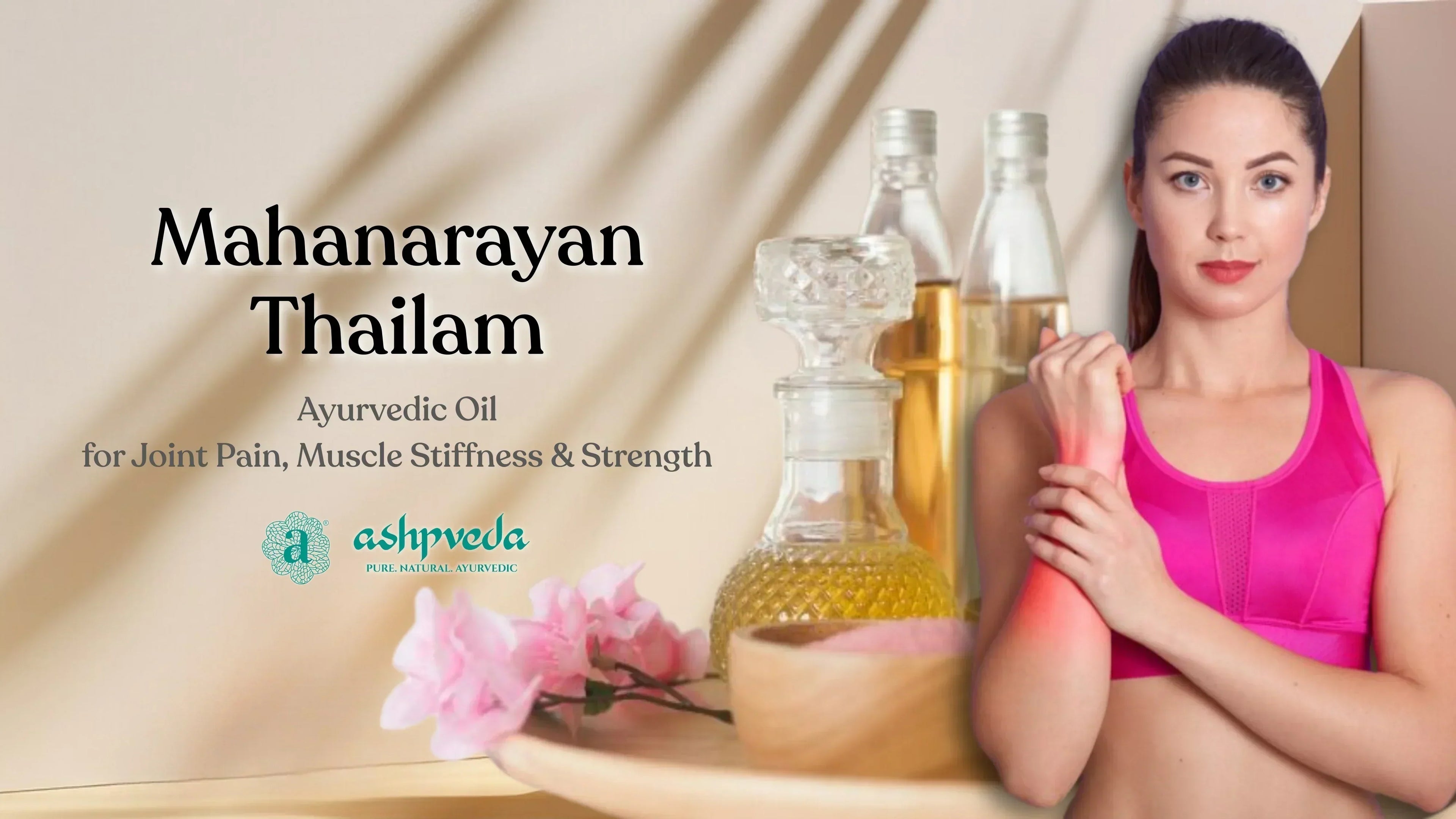 Ayurvedic Oil for Joint Pain, Muscle Stiffness & Strength - Ashpveda