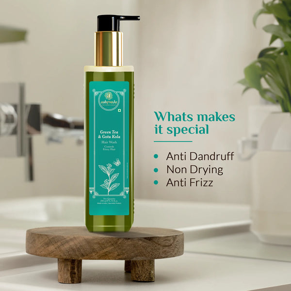 Green Tea Hair Wash Natural Hair Wash Ayurvedic Hair Wash 