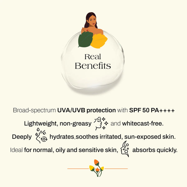 Aloe Vera Sunscreen SPF 50 UVA/UVB PA++++