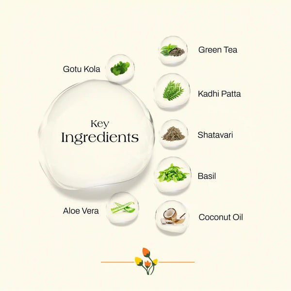 Gotu Kola and Green Tea Hair Wash & Conditioner Combo