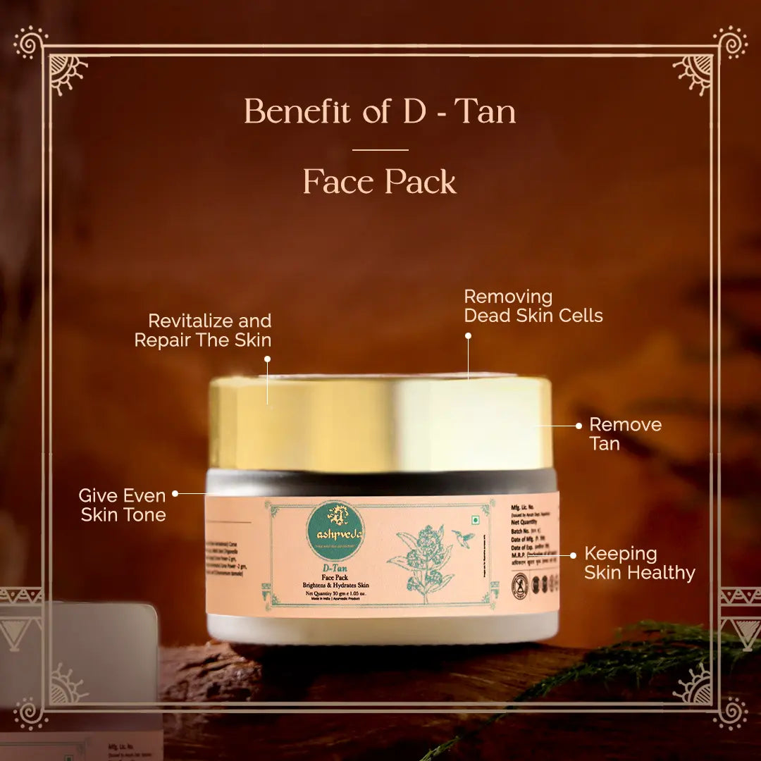 Skin care D Tan face pack