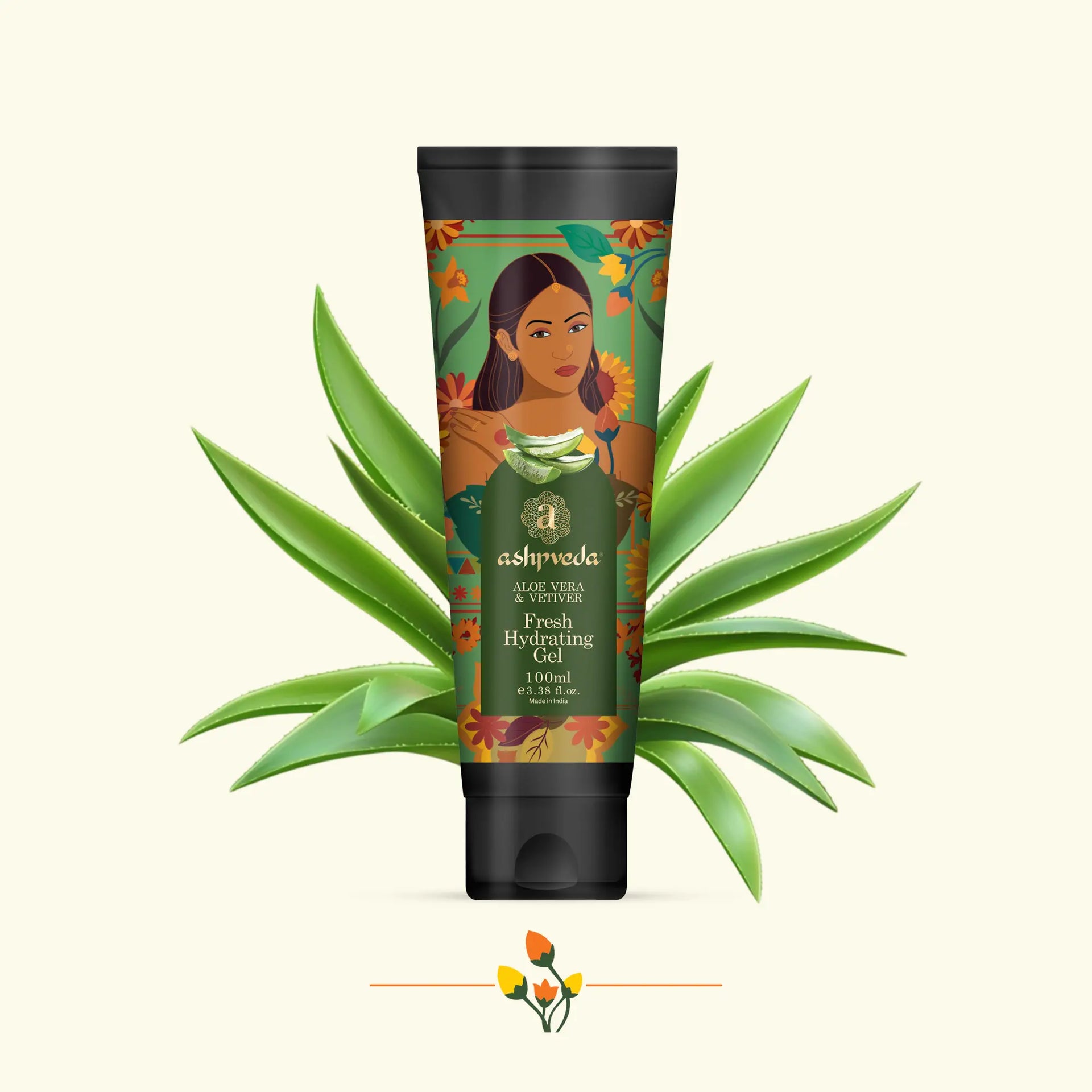 Pure Aloe Vera Gel with Vetiver For Face & Skin at Best Price