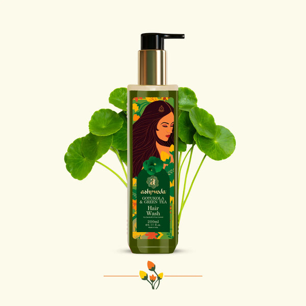 Green Tea & Gotukola Hair Wash