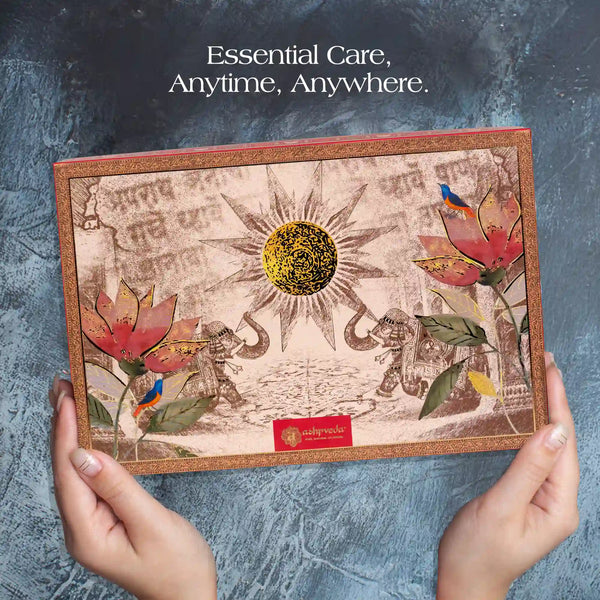 Ashpveda Hair Care Treasure Kit gifting.