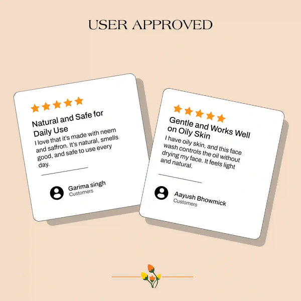 Kashmiri Saffron & Neem Face Cleanser