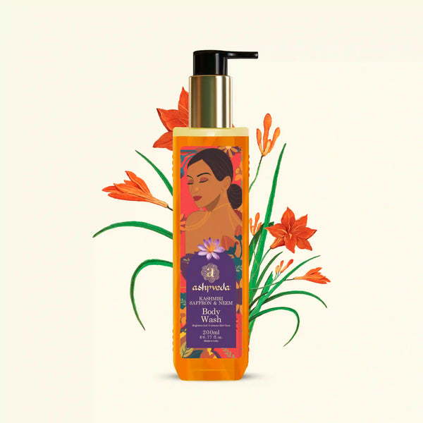 Radiant Kashmiri Saffron & Neem Body Wash