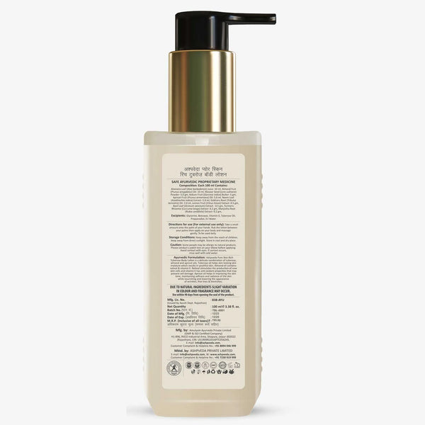 Ashpveda ruberose body lotion natural body lotion 