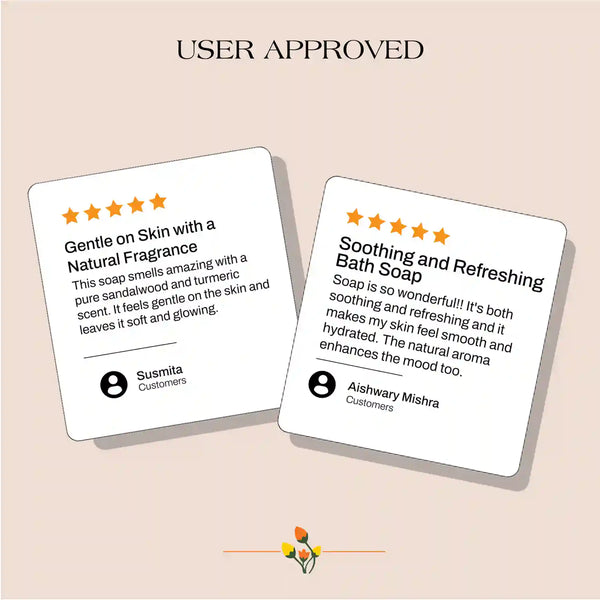 Sandalwood & Turmeric Ayurvedic Handmade Soap