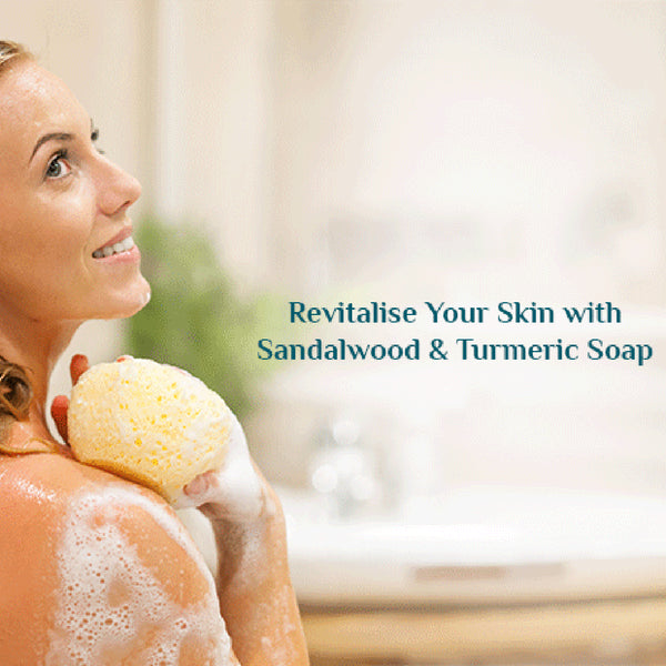 Natural Sandalwood and Turmeric Soap 