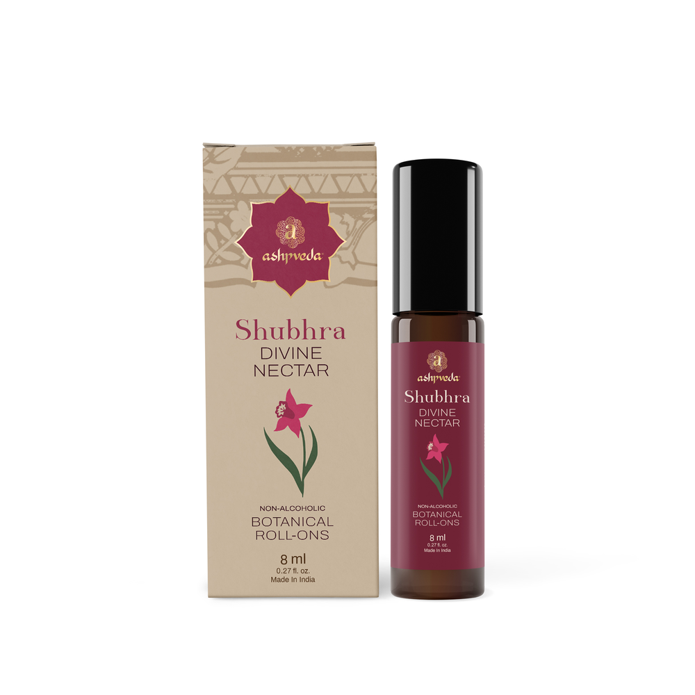 Ashpveda Shubhra Divine Nectar roll-on bottle
