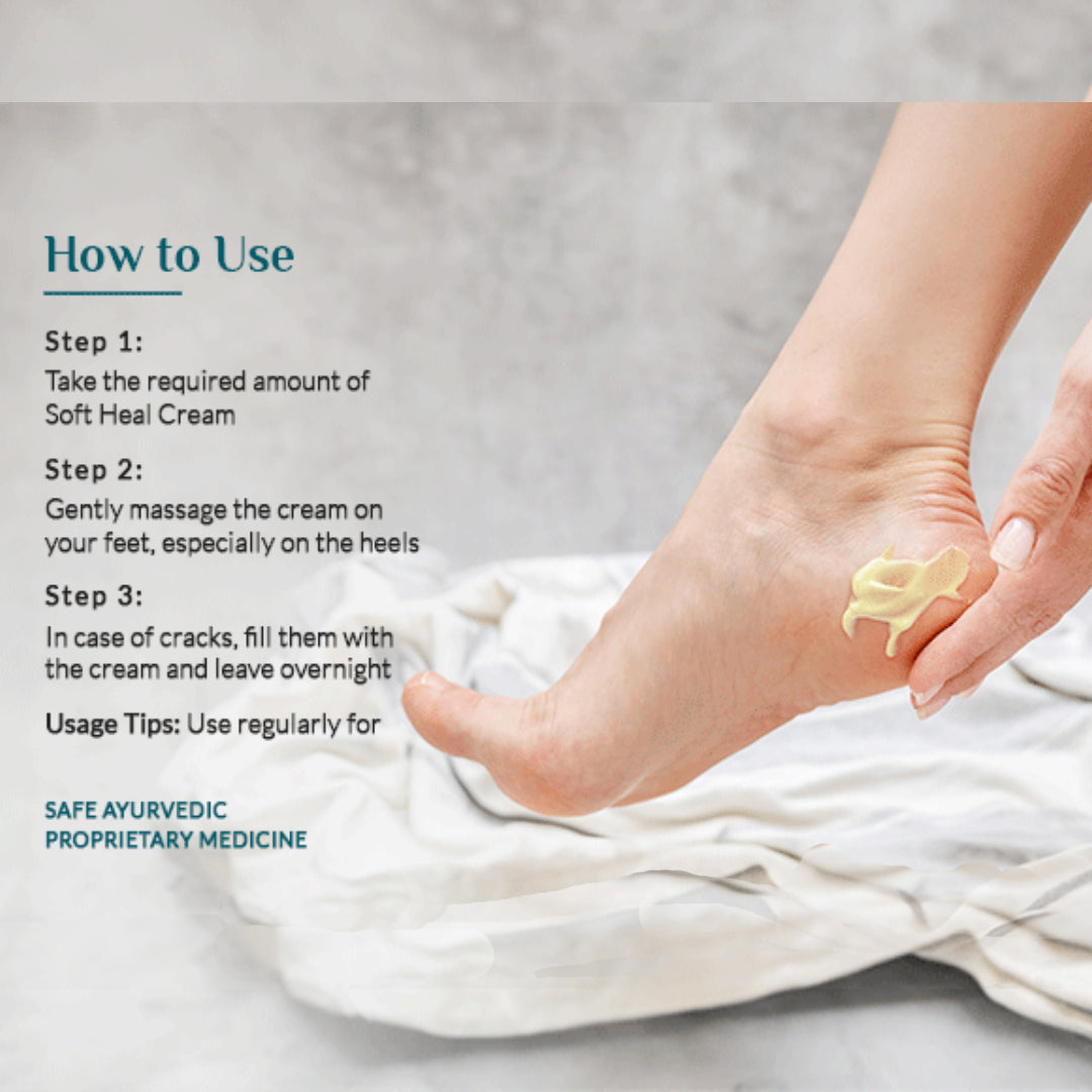 Ayurvedic Foot Cream for Cracked Heels Relief Ashpveda
