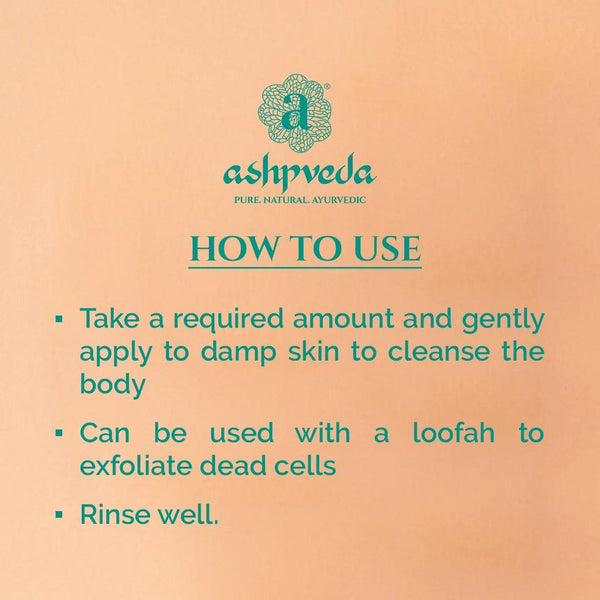 Saffron Neem Body Wash Natural Saffron Neem Body Wash Ayurvedic Saffron Neem Body Wash 